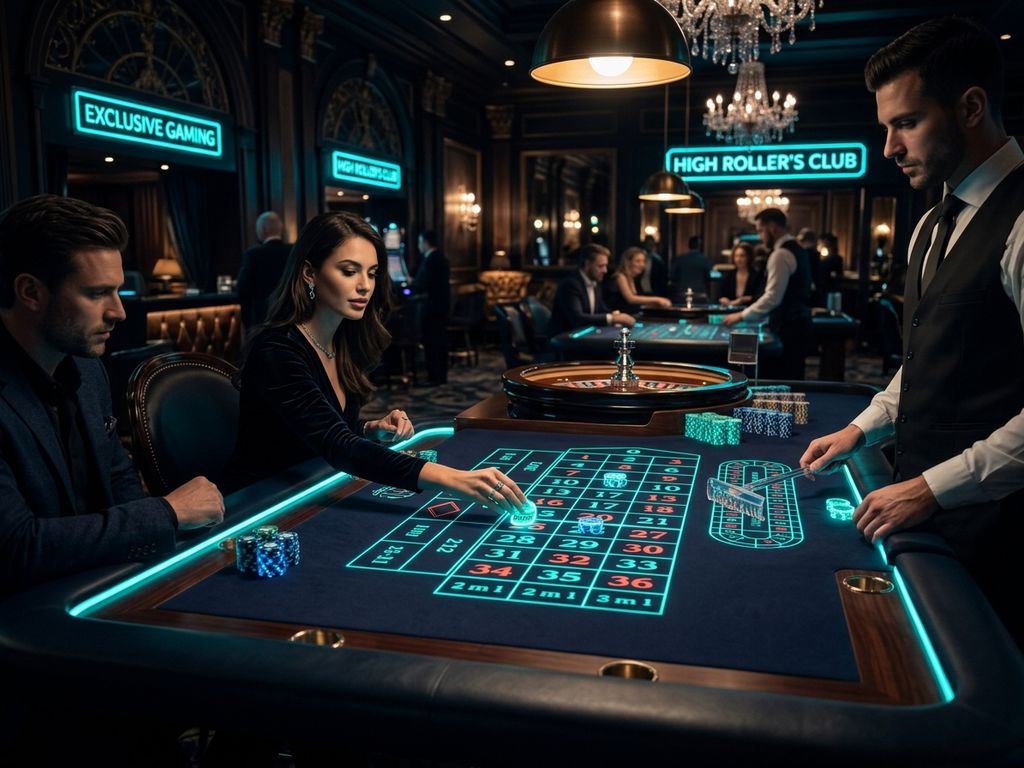 Stake casino premium gaming experience with dark luxury atmosphere