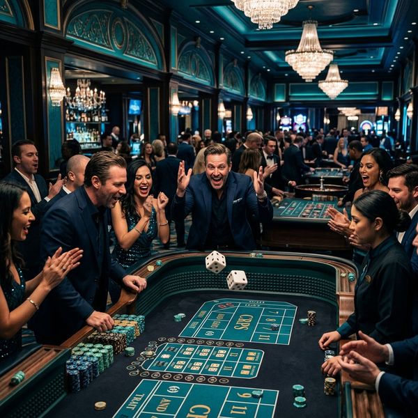 Premium crypto casino action shot with dramatic lighting